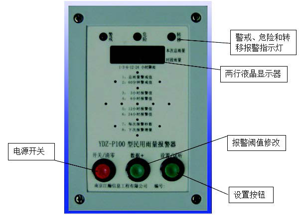 YDZ-P100型簡易報(bào)警雨量計(jì)